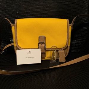 Coach Yellow Crossbody Purse